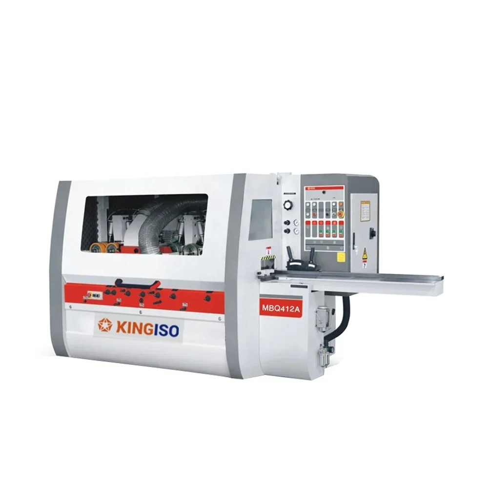 KINGISO Four Axis Four-side Planer Heavy-duty Solid Woodworking Machinery Moulder