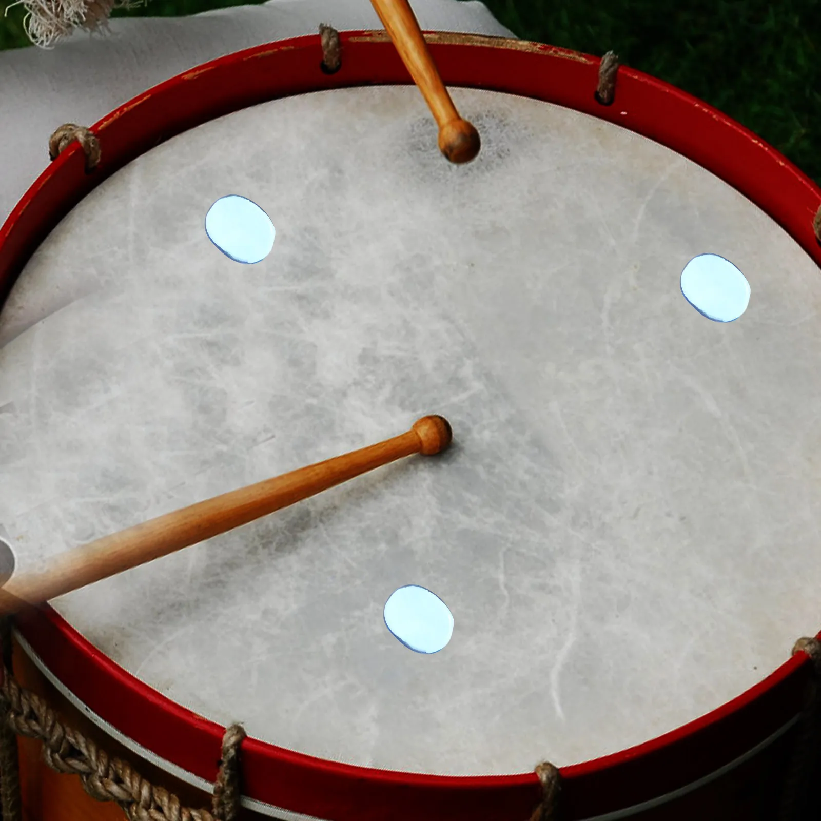 

24pcs Silicone Drum Mute Snare Practice Quiet Self-Adhesive Drumming Accessories For Rack Tom Snare Military Drums Drum Pads