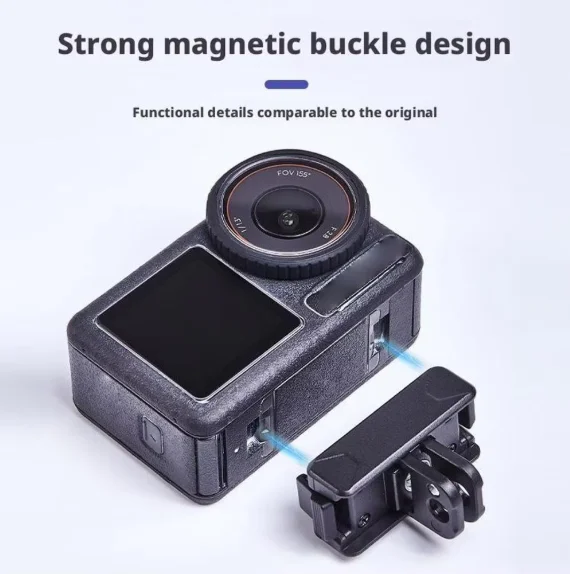 Quick-release Mount Two claws For DJI Osmo Action 5 Pro/ 4 OSMO 360 II/Osmo 360 Strong Magnetic Buckle Sports Camera Accessories