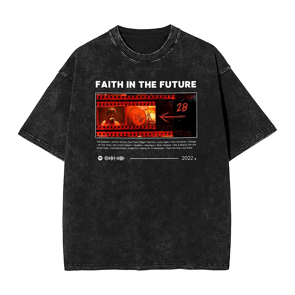 Louis Tomlinsons Musician T-Shirt Faith in the Future World Tour T Shirts Short-Sleeve Tshirt Summer O Neck Oversize Top Tees