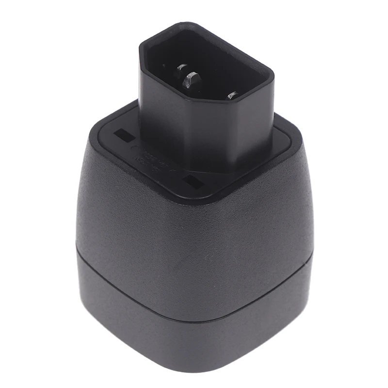 

Euro To C14 3 Pins Plug Adapter 10A 250V EU Germany To IEC60320 Male Conversion Converter Adapter For PDU UPS Cabinet