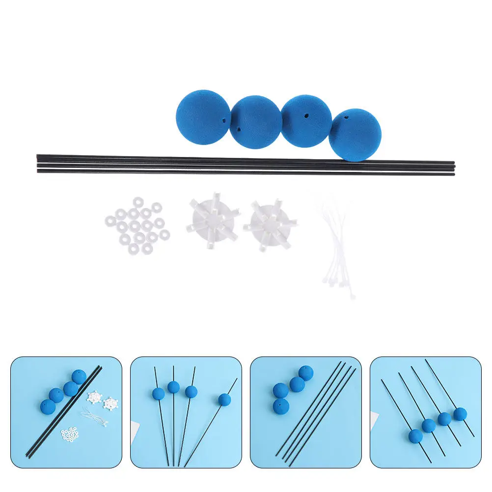 

2Sets Rc Helicopter Landing Training Kit with Sponge Balls and Reinforced Rods for Safe Practice Crash Resistance Easy