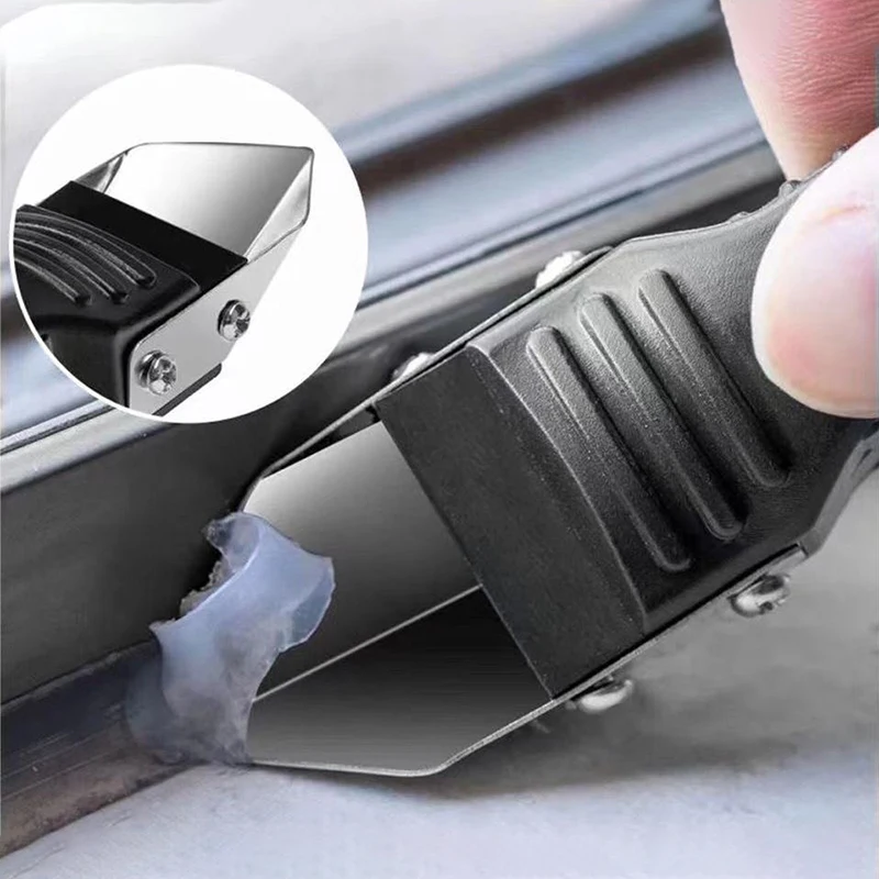 

Набор инструментов 9 в 1: металлическая лопатка, шпатель для силикона, удалитель затирки, инструмент для удаления герметика, для отделки и ремонта дома, 2026