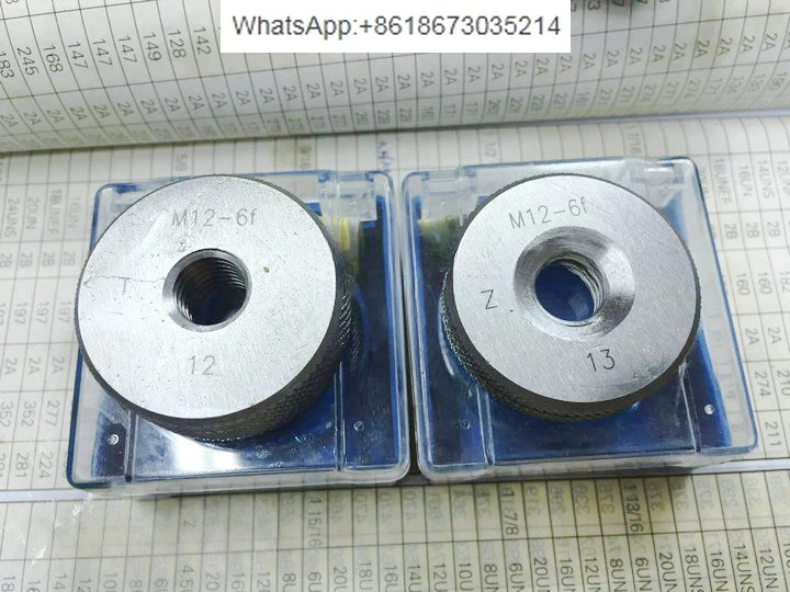 Thread ring gauge M3 M4 M5 M6 M7 M8 M9 M10 M11 M12 6h 6e 6f 8g pass stop