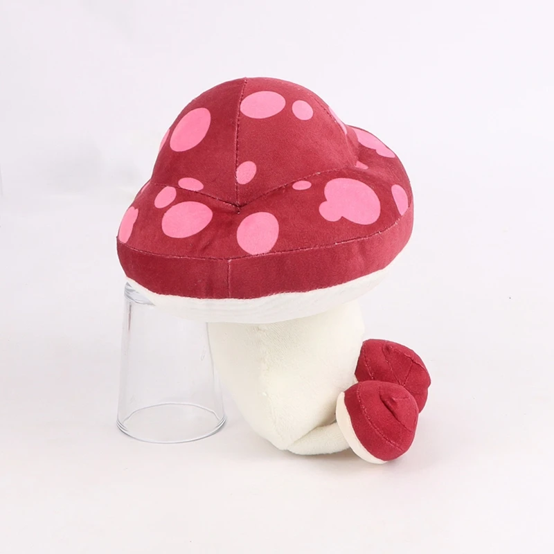 Delicioso no masmorra de pelúcia andando cogumelo brinquedo de pelúcia macio animal de pelúcia travesseiro para casa decoração do quarto das crianças