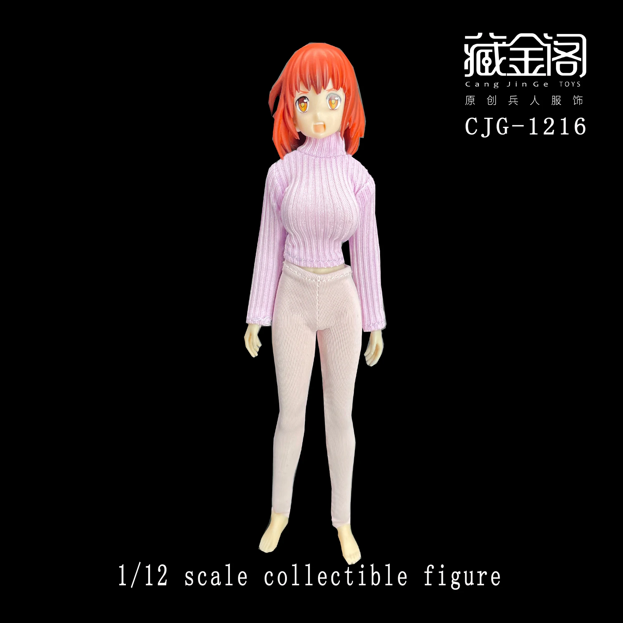 CJG-1216 Skala 1:12 Damskie Rajstopy do Jogi Spodnie Model Ubrań Pasują na 6-calową Figurkę Żołnierza Lalki