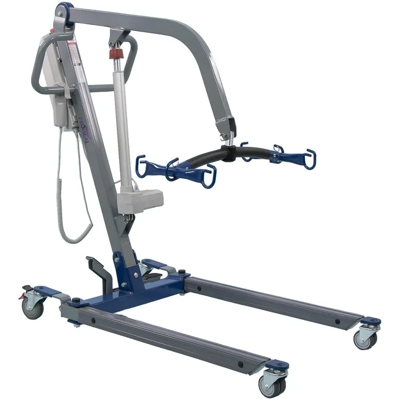 home.Patient Lift - Safe and Easy Bariatric Full Body Patient Transfer Lifter,600 LBS Weight Capacity, 6 Point Spreader Bar