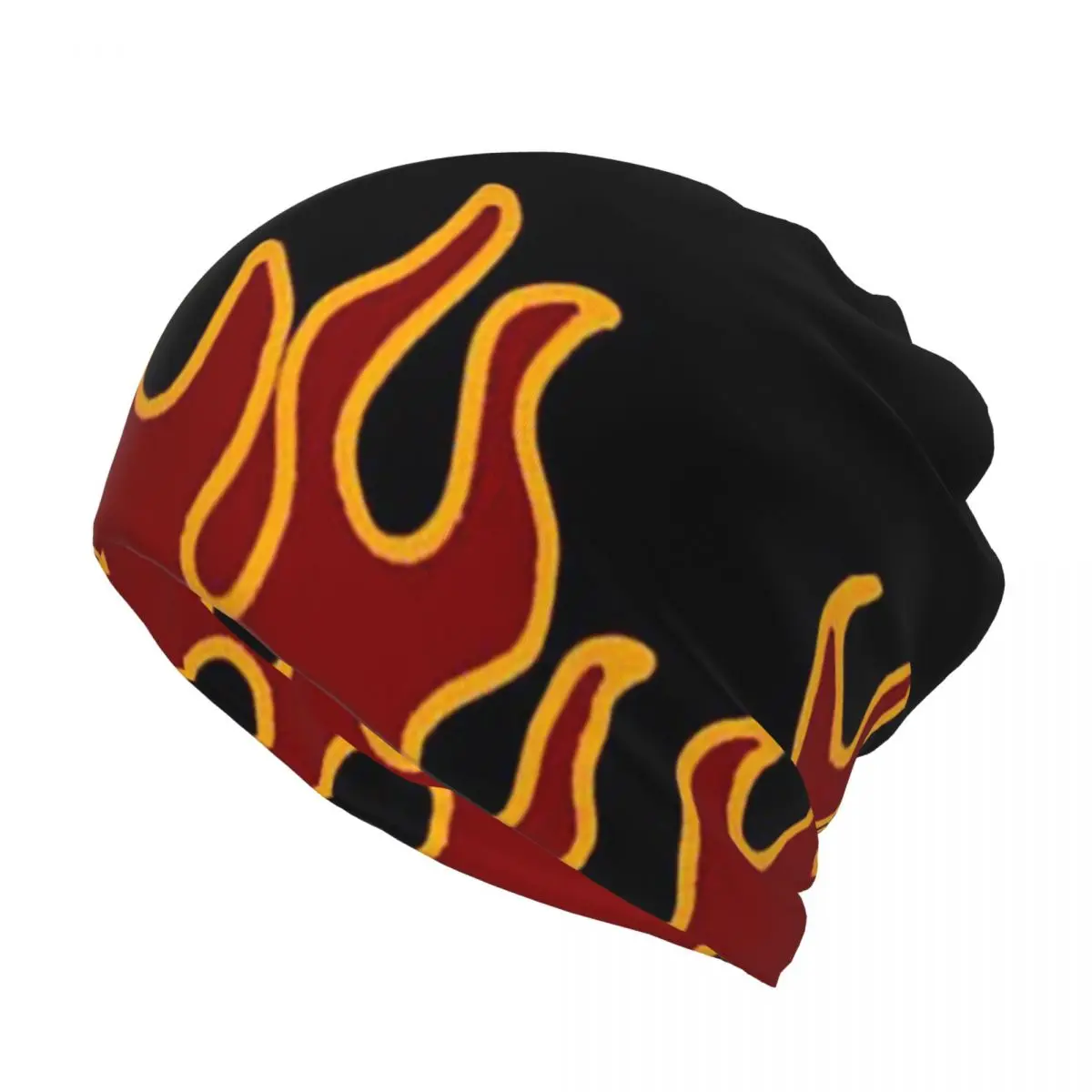 Big Fire Flames Burning Flame Bandana Neck Cover Face Scarf Multi-use Cycling Scarf Beanies Hat Unisex Adult Breathable