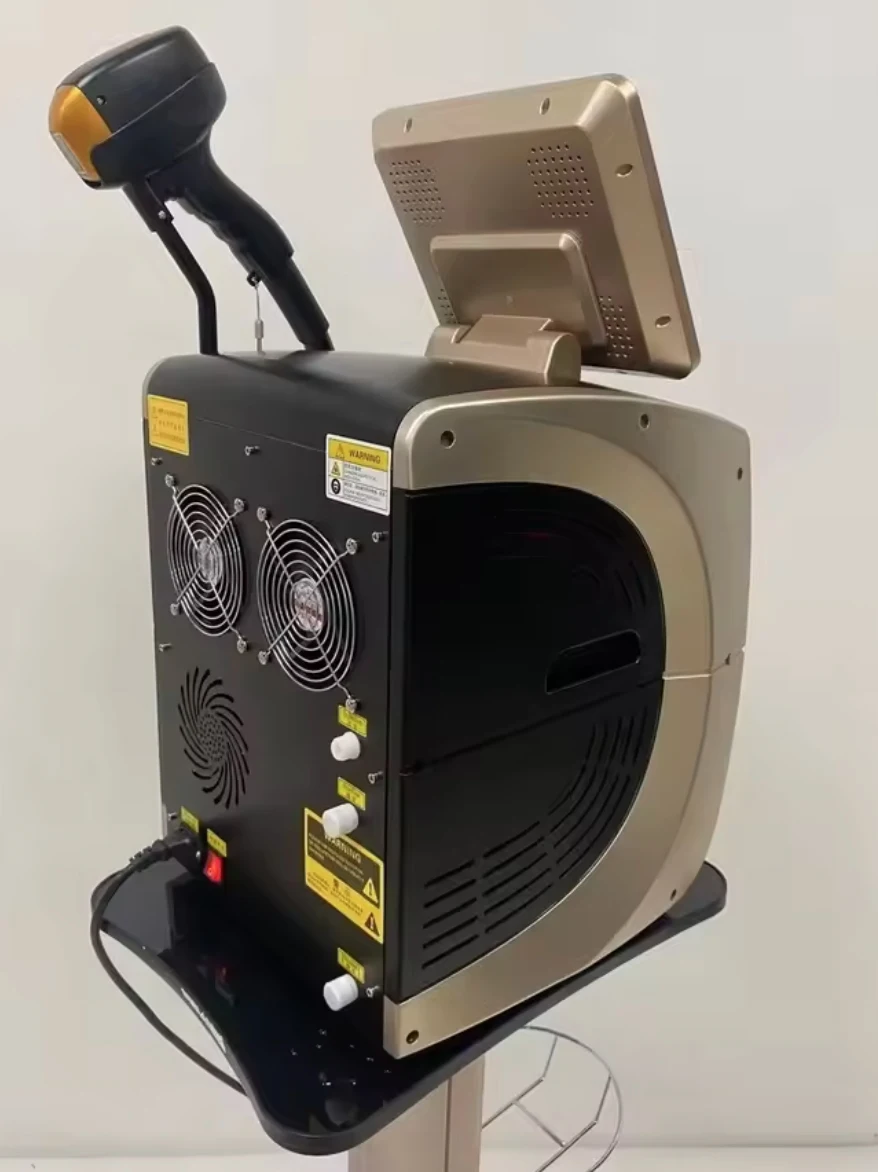 

Professional 3 Waves 755 1064 808nm Diode Laser Painless Skin Rejuvenation Hair Removal Machine