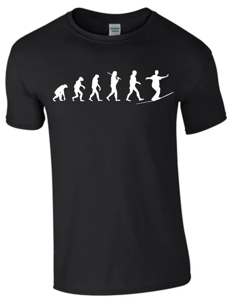 Slackline Evolution Textile Print Shirt Picture Gift Acrobatics Mens S221  High Quality 100%Cotton Short Sleeve