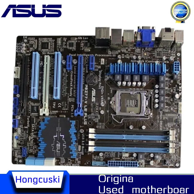 

Для Asus P8Z77-V LE PLUS настольная материнская плата LGA 1155 DDR3 32 ГБ USB3.0 для процессора 22/32 нм Z77 материнская плата