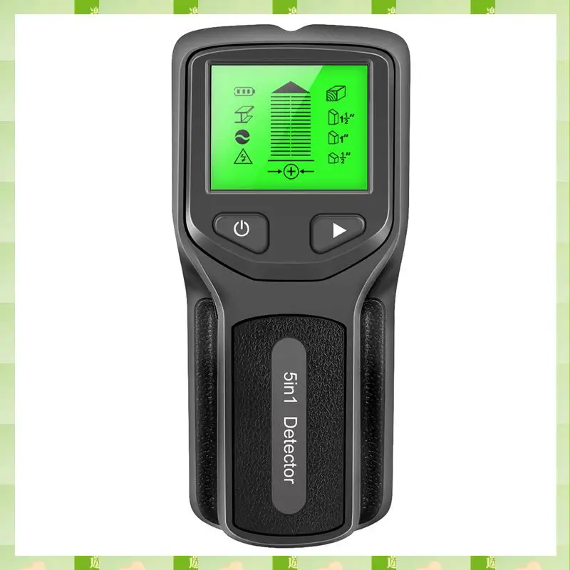 2025 5-In-1 Studs Metal Detector Wall Scanner AC Wood Finder Cable Wires Depth Tracker Electric Box Finder Wall Detector Durable