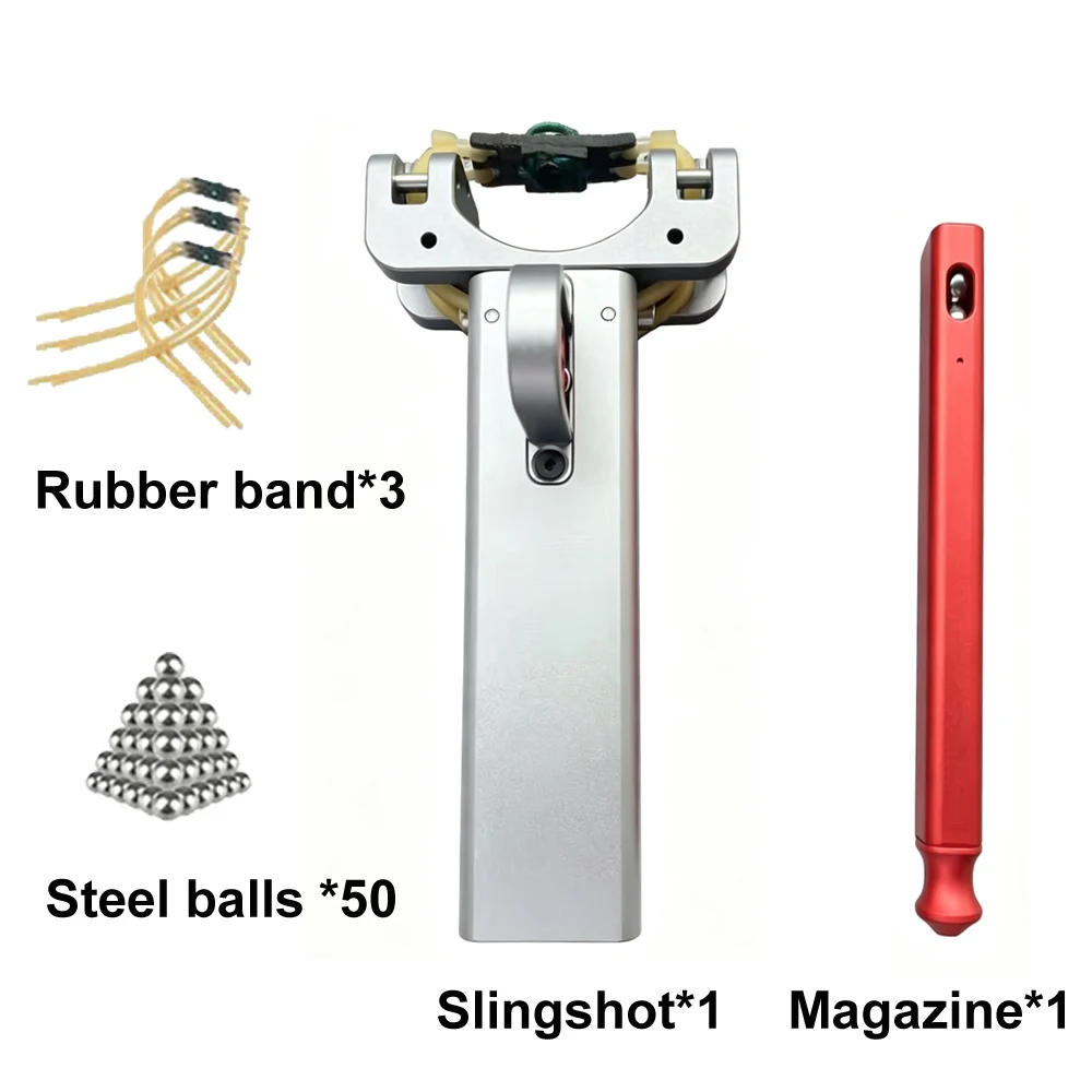 Image of Automatische Schleudern aus Aluminiumlegierung mit Magazin für Jagd und Schießsport – Professionelle Schleudern