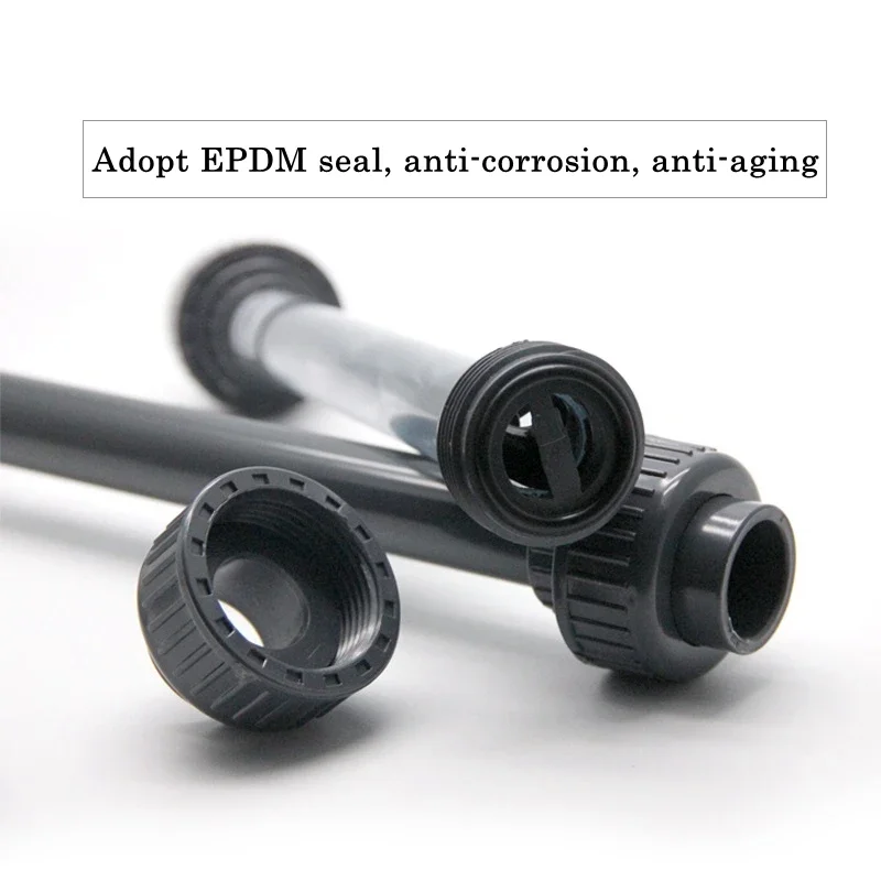 20-50MM PVC Helical Static Mixers Union Connector Industry Anti Corrosion Plastic Dosing Liquid SK Type Mixing Device Pipe