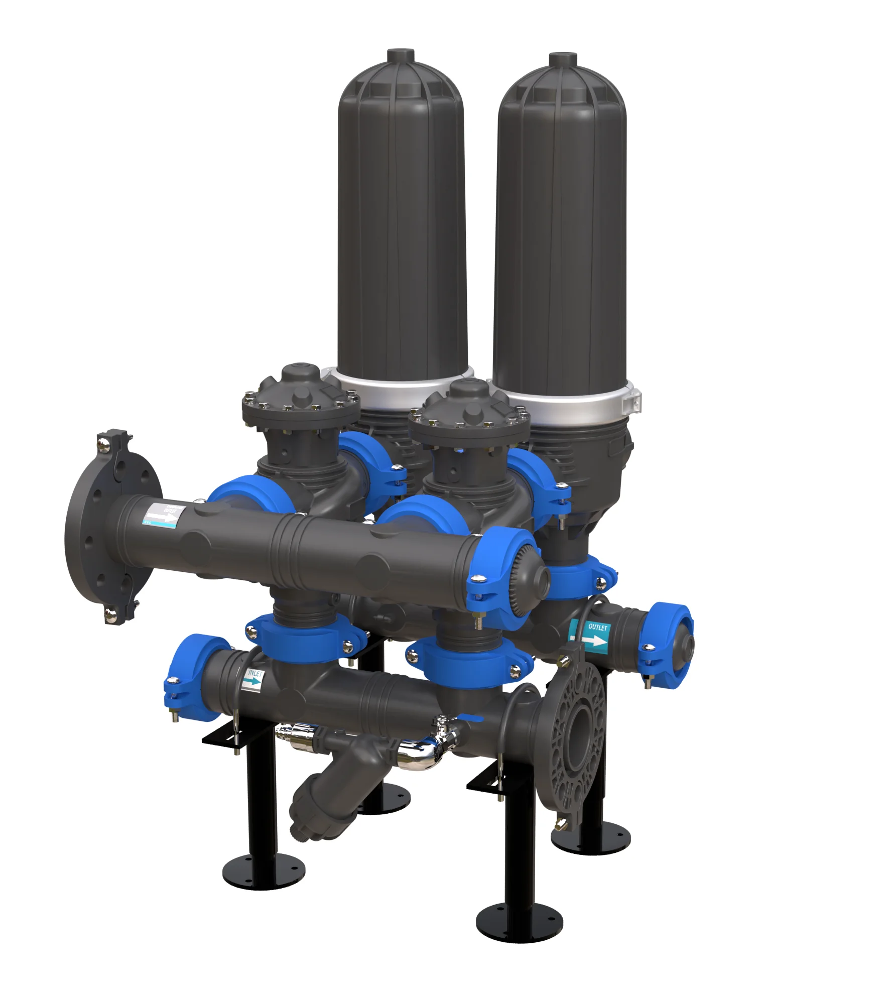 AIGER Wasseraufbereitung, automatisches Rückspülung, Rückspülung, Tropfbewässerung, Scheibenfilter