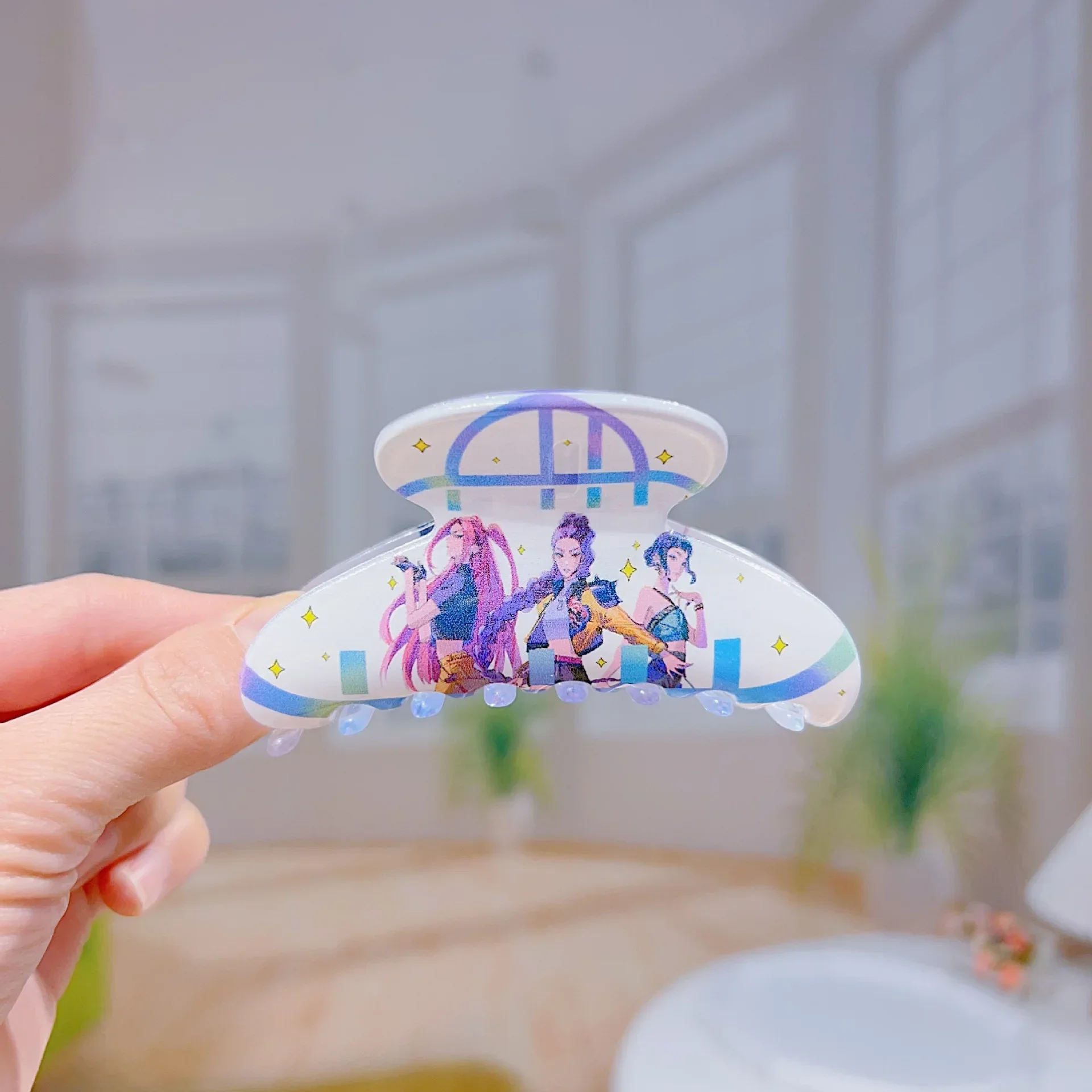 2026 HOT Neue Anime-Haarspangen „Jagdhexengruppe“ Krallenklammern Niedliche Plastik-Haaraccessoires Stilvolle Geschenke für Kinder und Mädchen – Detail 3