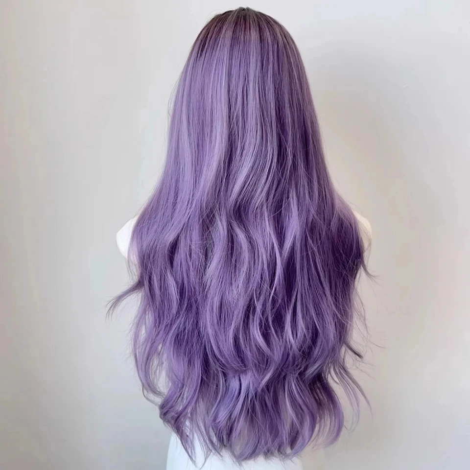 EASTSECRET Synthetic Wig Long Straight Hair Internet Celebrity Medium Long Hair Cute Lolita Natural And Straight Bangs Layered