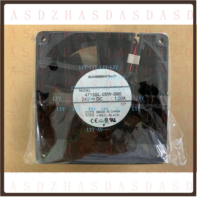 Z  Original FOR  NMB 4715SL-05W-B60 DC 24V 120*38MM 1.20A IP55 Waterproof Inverter fan