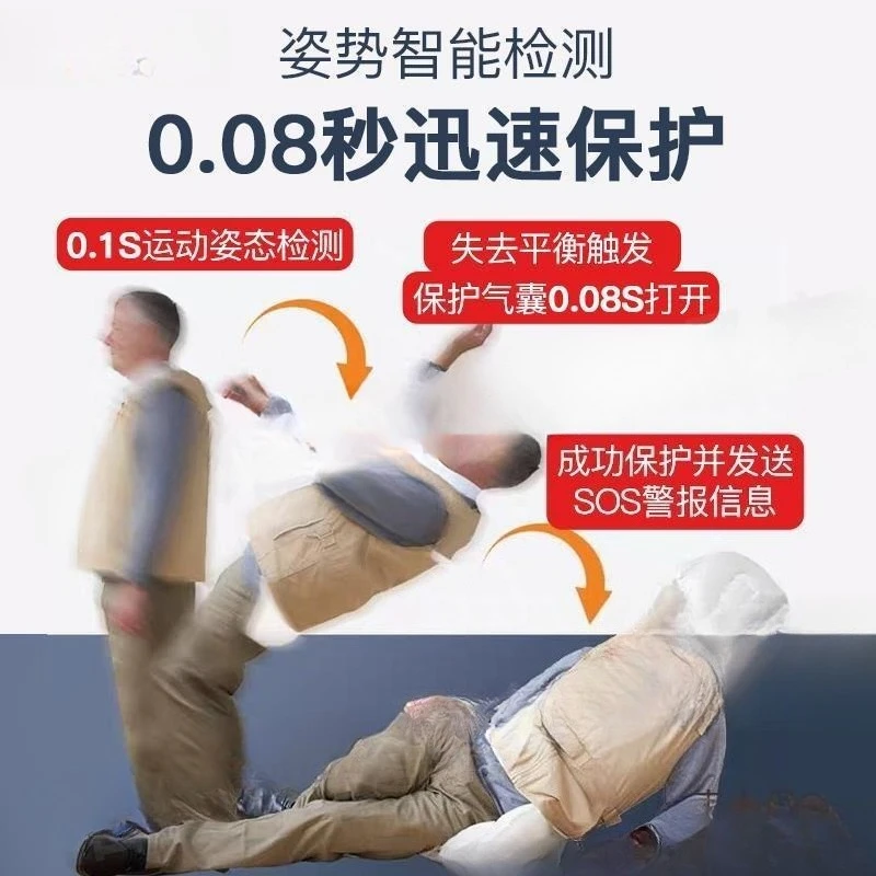 Protect falls Airbag Think tank Smart vest Mai Anti-drop for the elderly Outdoor vest Anti-other children