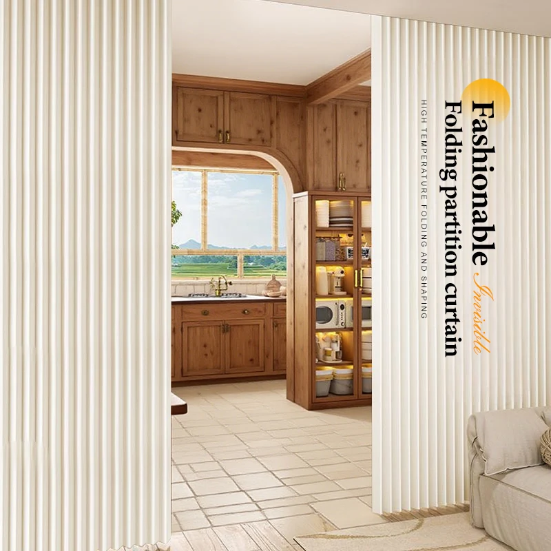 Foldable Divider Curtain UV Resistant Sun Protection Furniture Fade Proof with Hooks for Balcony Living Room Window Block Sun Da