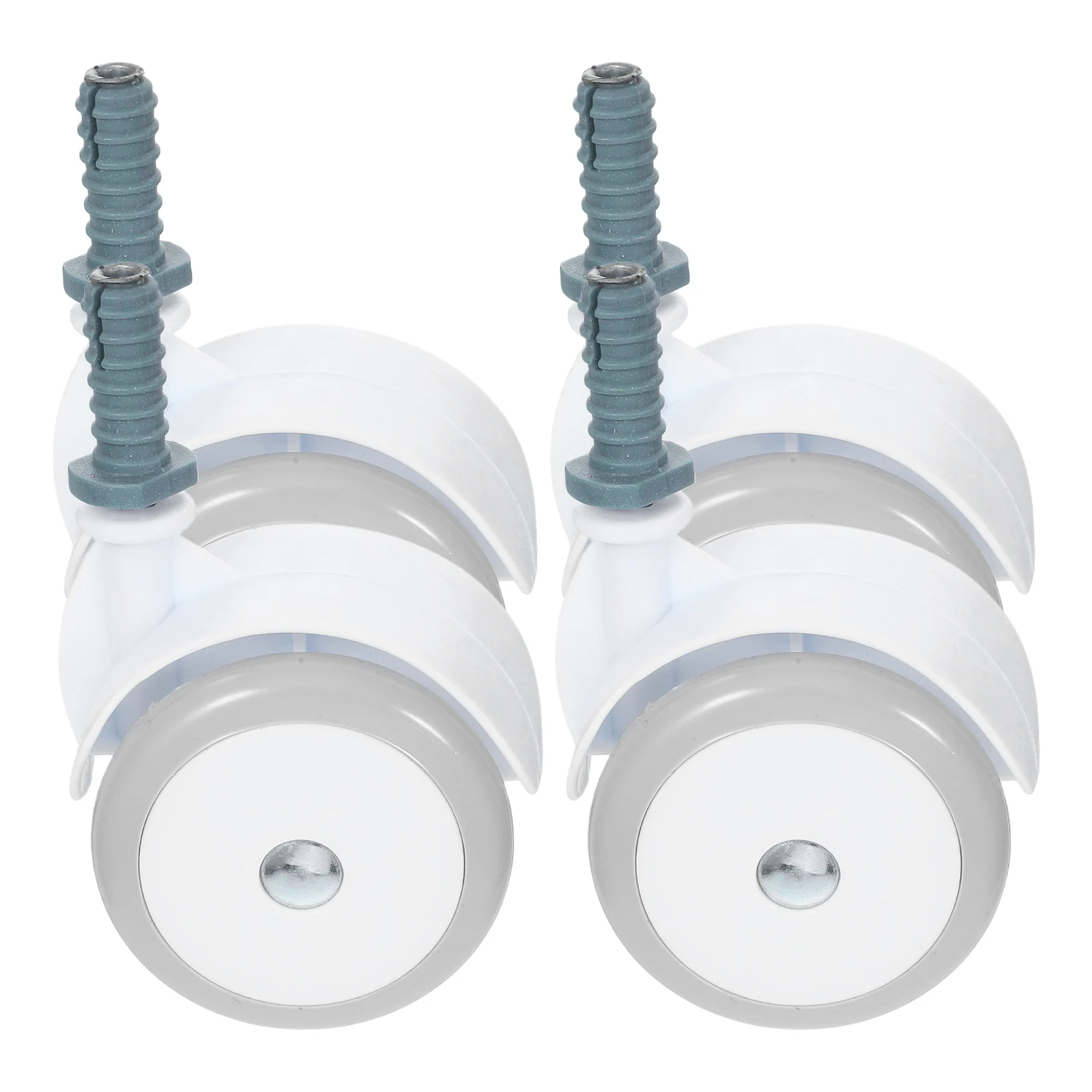 4Pcs Baby Walker Silent Swivel Casters Replacement Wheels Universal Smooth Quiet Rolling Plastic Accessories