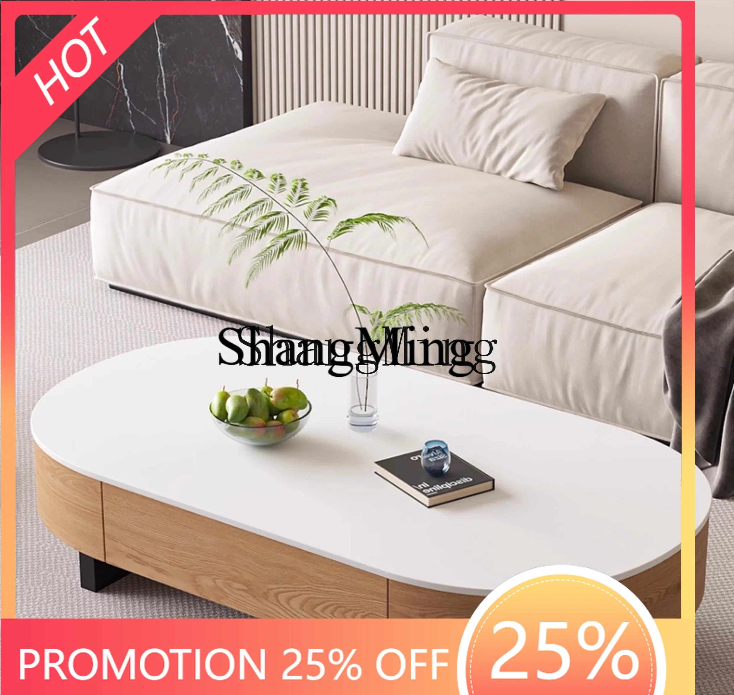 

Кофейный столик FG в средневековом стиле из массива дерева, новый, легкий люкс, современный, для небольшой квартиры, высококачественный чайный столик