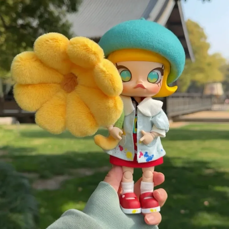 

Genuine POPMART 1/8 Joint mobility Bjd Doll Molly Actions Figure 20th Anniversary Series Blind Box Collection Toy Birthday Gifts
