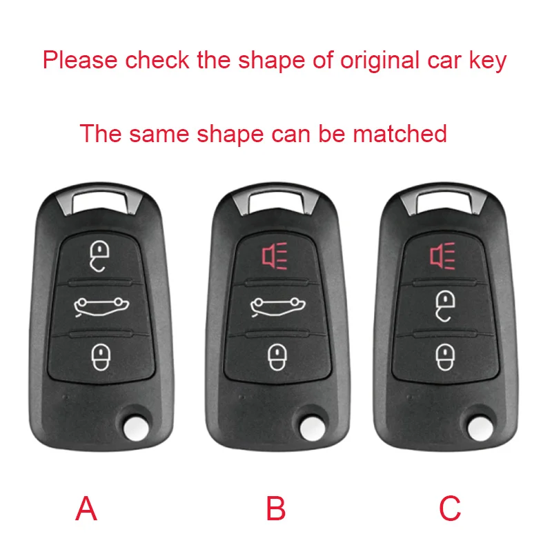 Alloy Car Key Case Cover For Great Wall Haval Hover Wingle 5 6 H3 H5 H6 H1 H3 C30 C50 M4 3Buttons Shell Bag Protector Keychain