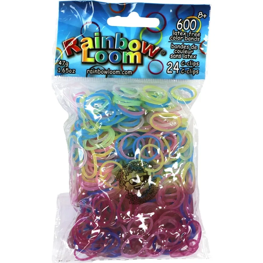 

Raiow Loom® Solar Collection: Dust Bands with 24 C-Clips 600 Count