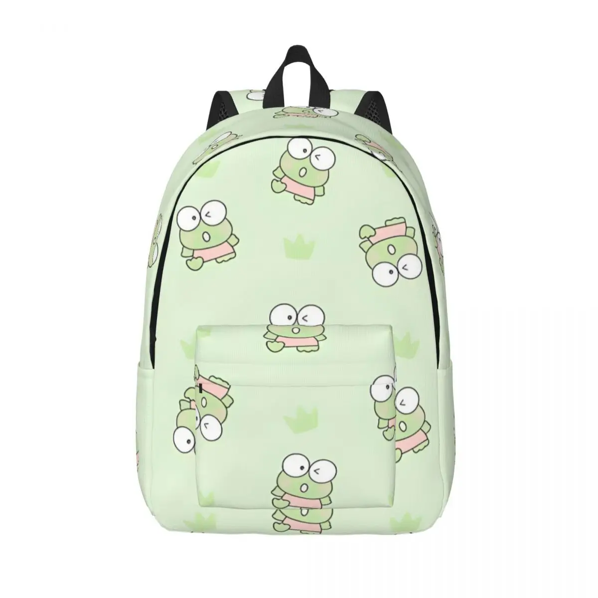 

Kero Kero Keroppi Cute Cartoon Backpack Men Women Teenage Student Travel Daypack Japan Kawaii College Shoulder Bag with Pocket