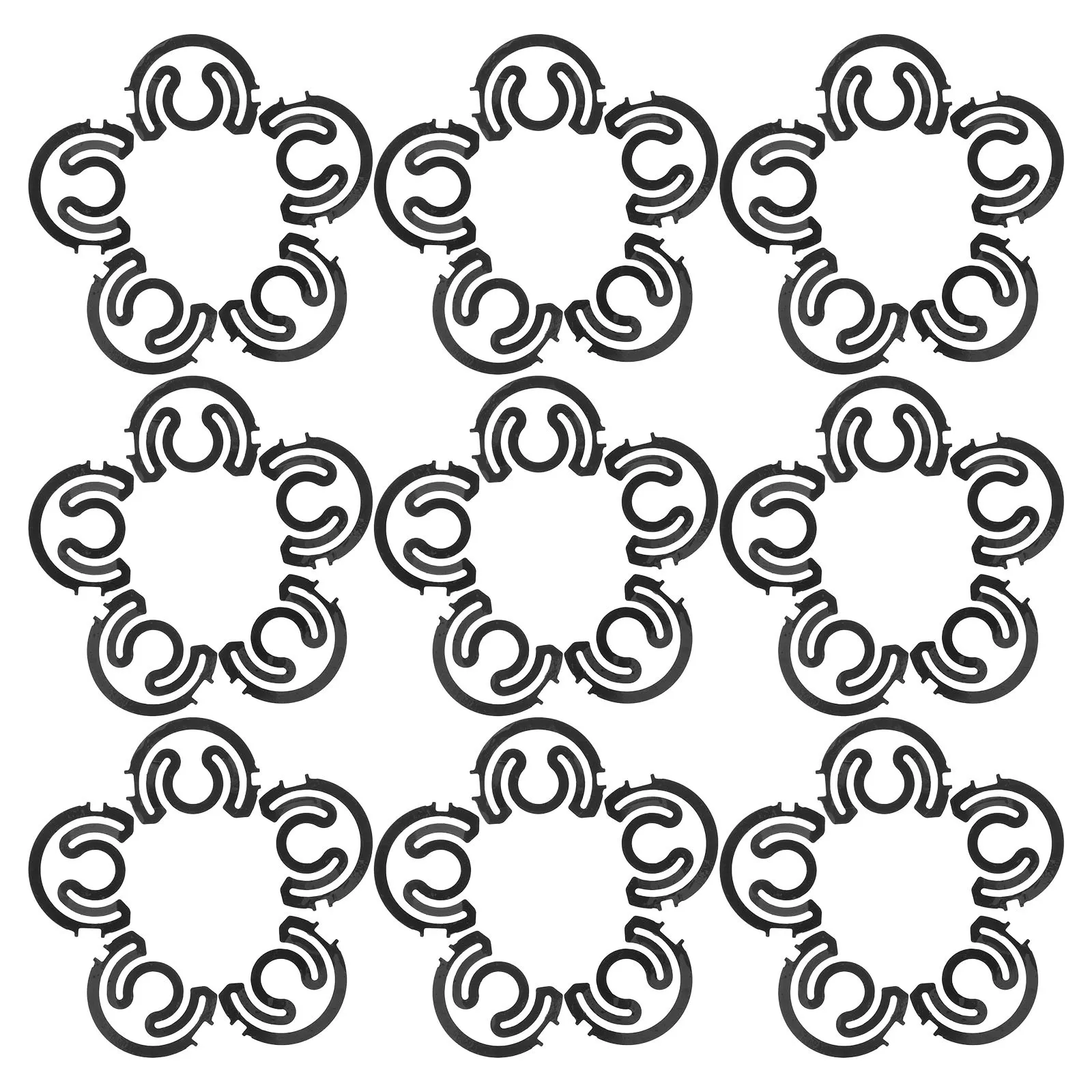 

100Pcs Replacement Sewing Machine Parts Bobbin Case Spring Steel 2.6cm High Strength Shim for Stable Tension in Precision Sewing