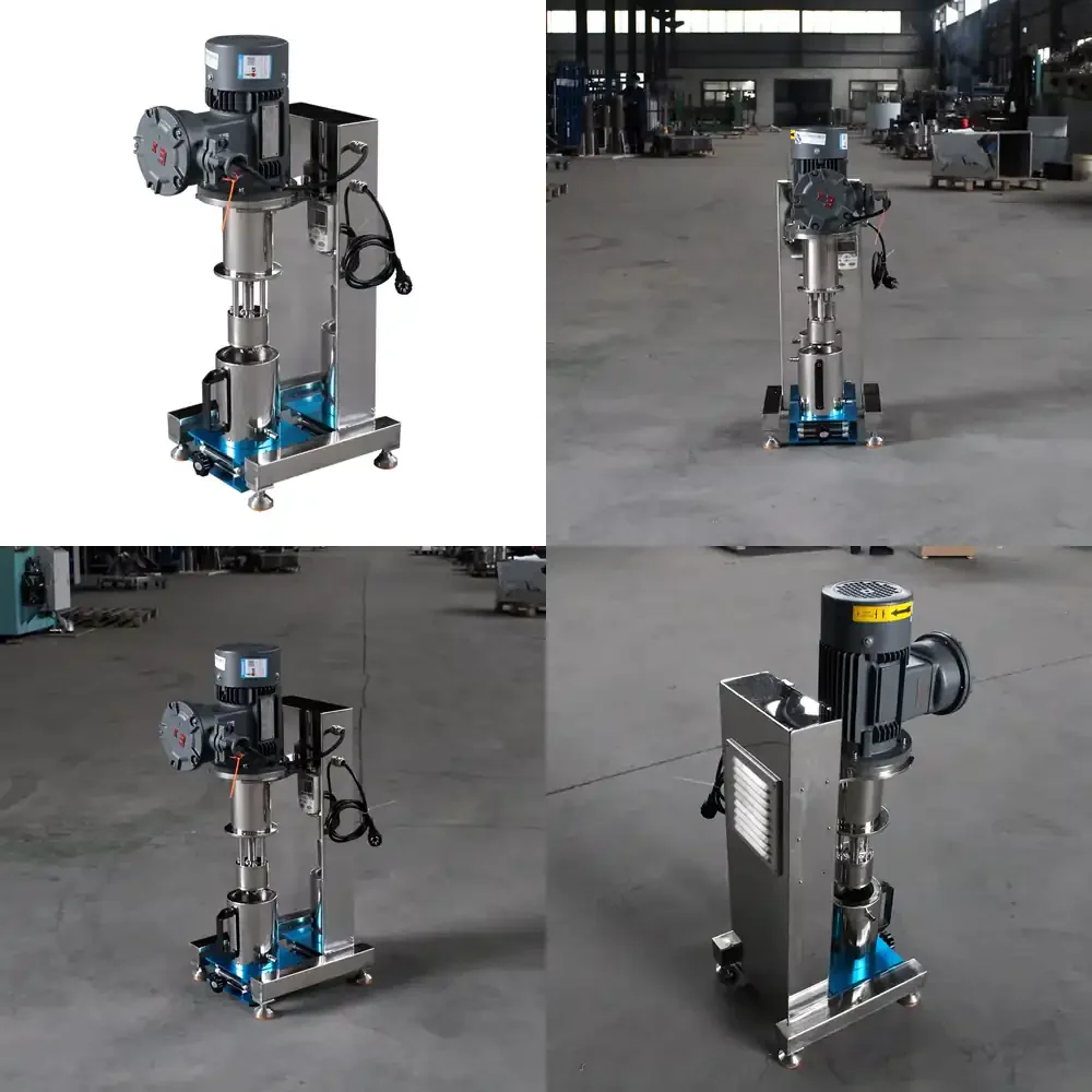 

China Bunkin Certificated Lab Bead Mill Ball Mill with Beads Grinding for Liquid Materials