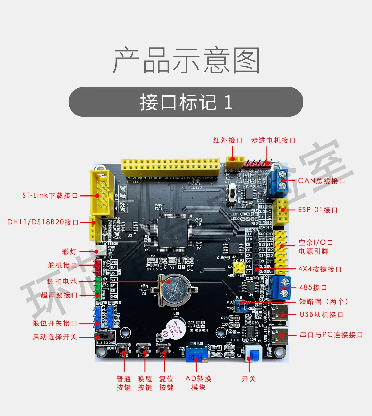 GD32 Development Board /GD32F103 Experimental Board /STM32 Development Board /STM32 Experimental Board /STM32F103