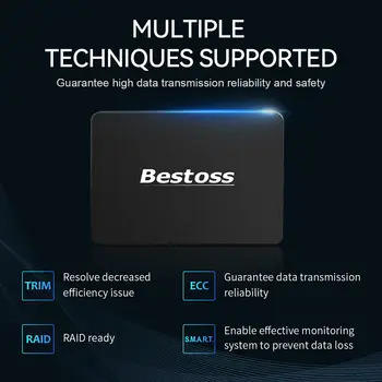 Bestoss 固態硬碟 2.5吋 SATA 介面 120GB 240GB 480GB 硬碟 128GB 256GB 512GB SSD 固態硬碟 適用於筆記型電腦 10 最佳銷售 120GB固態硬碟 - №3