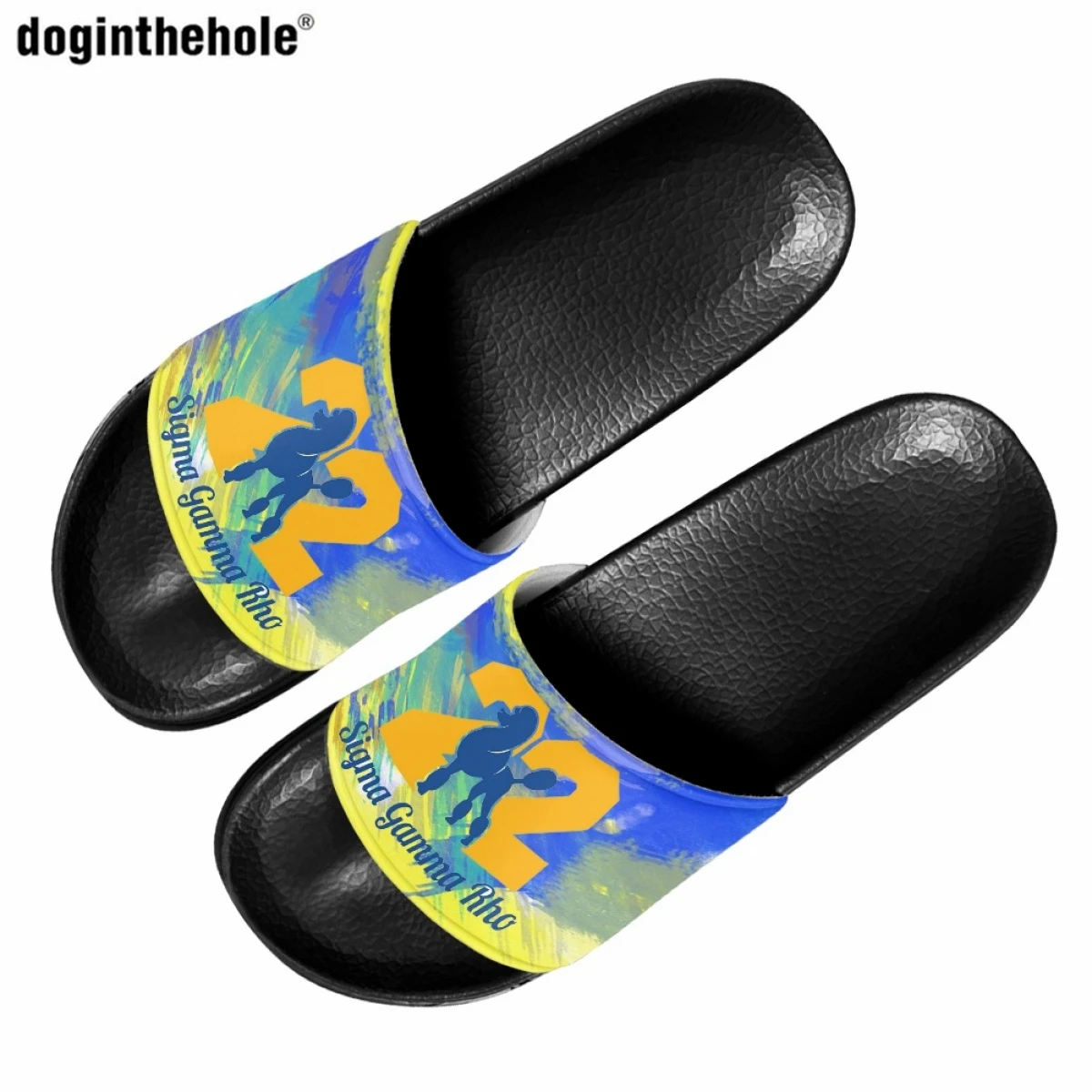 

Doginthehole Sigma Gamma Rho Print Design Ladies EVA Home Slippers Fashion Trend New Summer Outdoor Sandals Non-slip Slippers