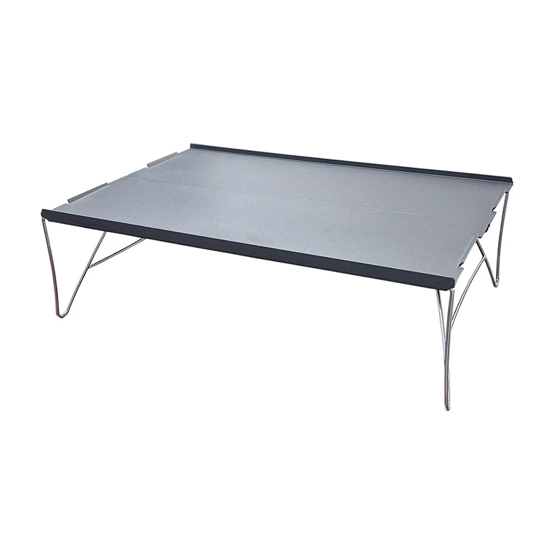 Mini Portable Folding Coffee Table, Ultralight Aluminium Alloy Outdoor Camping Table for Hiking, Picnic and BBQ