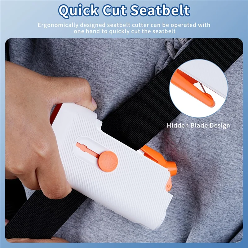 

B97A-Оконный выключатель Резак для ремней безопасности с чистящей щеткой, комплект автомобильного выключателя «все в одном»