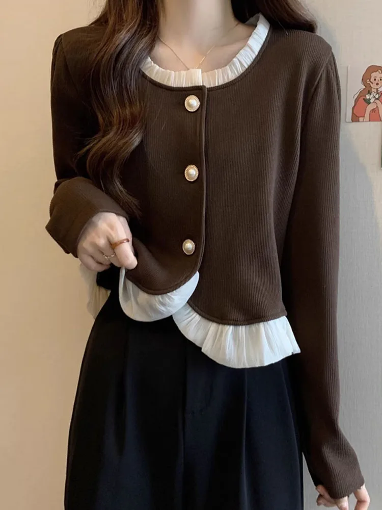 

Твидовый жакет в винтажном стиле, женский, с V-образным вырезом, стразами, бантом, элегантный, шерстяной, расшитый бисером, с поясом, разноцветный