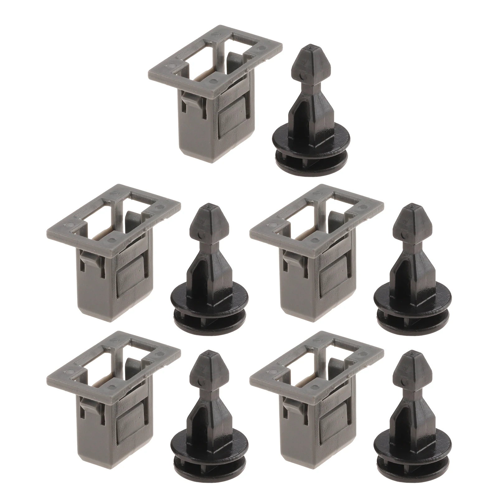 10pcs/lot Black Car Striker Engine Bulkhead Cover Retainer Clips #91547-TZ5-A02 For Honda Odyssey Pilot Ridgeline Acura MDX TLX