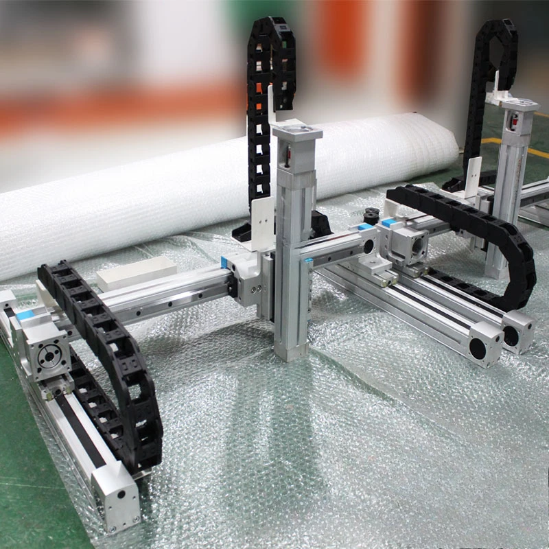 High precision linear motor sliding table x axis y axis moving gantry three axis screw servo motor module sliding table