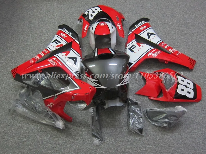 New ABS Motorcycle Fairings Kit Fit For HONDA CBR1000RR 2008 2009 2010 2011 Bodywork Set Custom Number 88