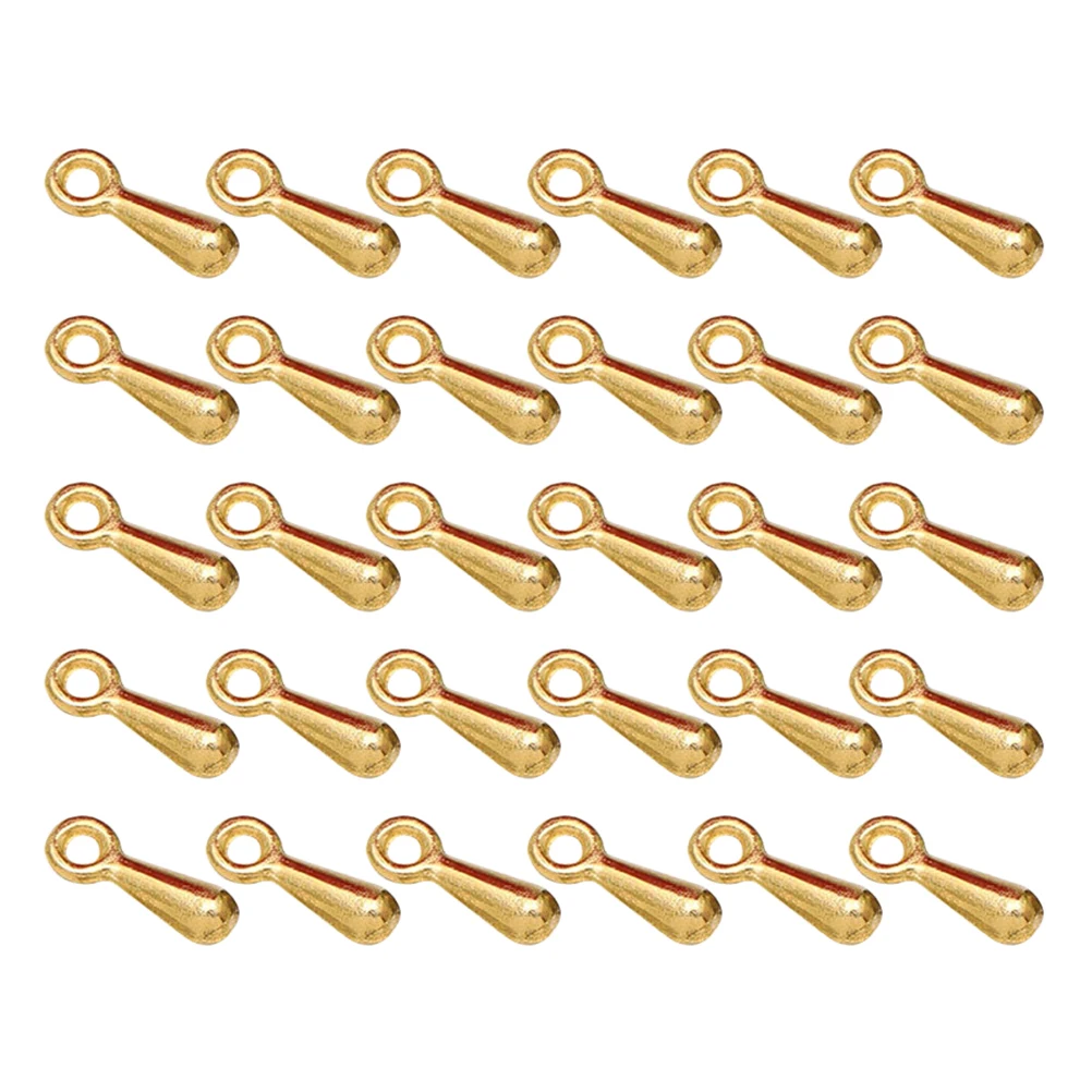

1000 PCS Water Drop Pendant Pendants for Necklace Holiday DIY Long-chain Tail Alloy