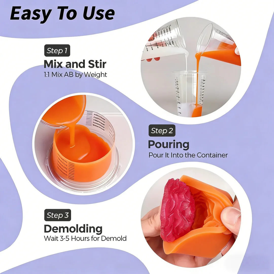 Durable Liquid Rubber Material - Resin Craft Material review and price