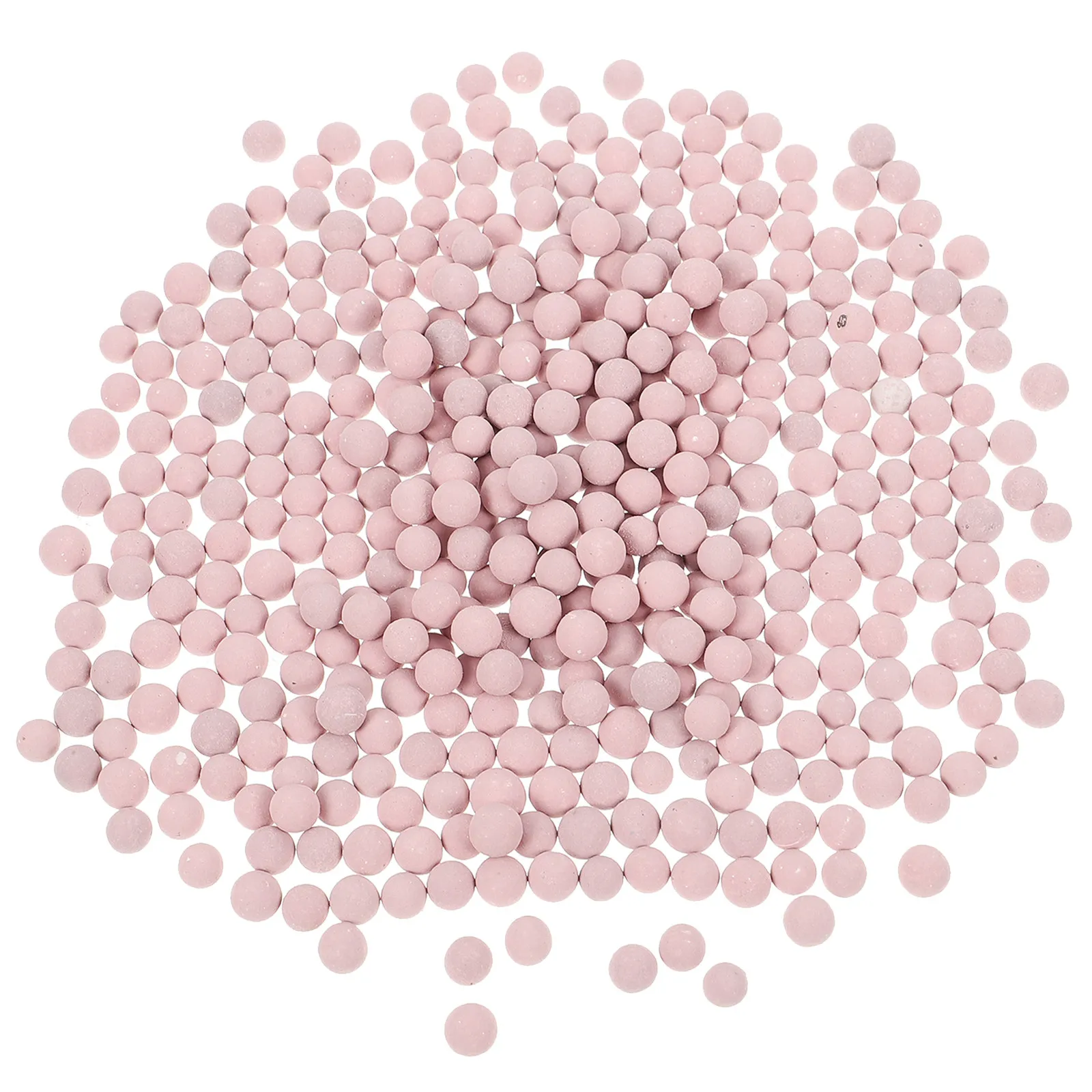 

Pink Ceramic Succulent Stones Decorative Rocks for Cactus Bonsai Planters Air Permeable Top Dressing Garden Landscaping Decor