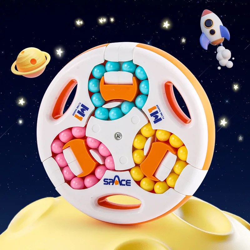 Magic Bean Intelligence Gyro Fingertip Rotation Toy - Stress Relief Fun Professional Smooth Fingertip Puzzle Game for Children