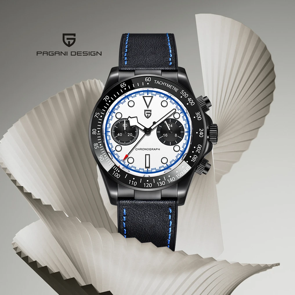 

Новые мужские часы PAGANI DESIGN Panda, кварцевые наручные часы, роскошные спортивные хронографы для мужчин, сапфировое стекло AR, водонепроницаемые, светящиеся