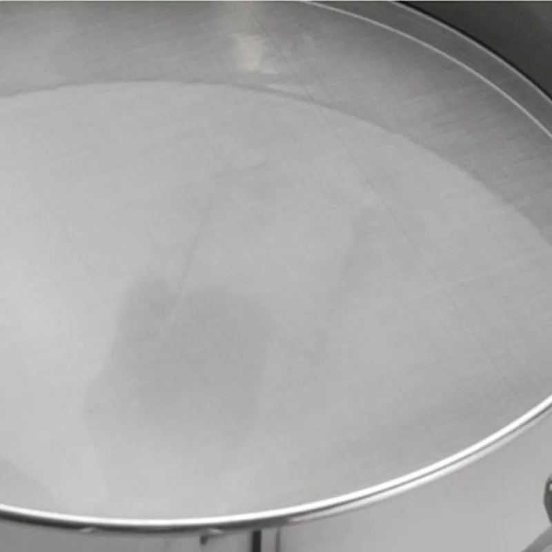 Electric Vibrating Screen Machine Diameter 40mm  Grain  Flour Screening   Stainless Steel  Send  Sieve And Cover AC110V / 220V