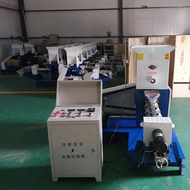 Small floating feed pellet processing machines for Fish Feed Machine