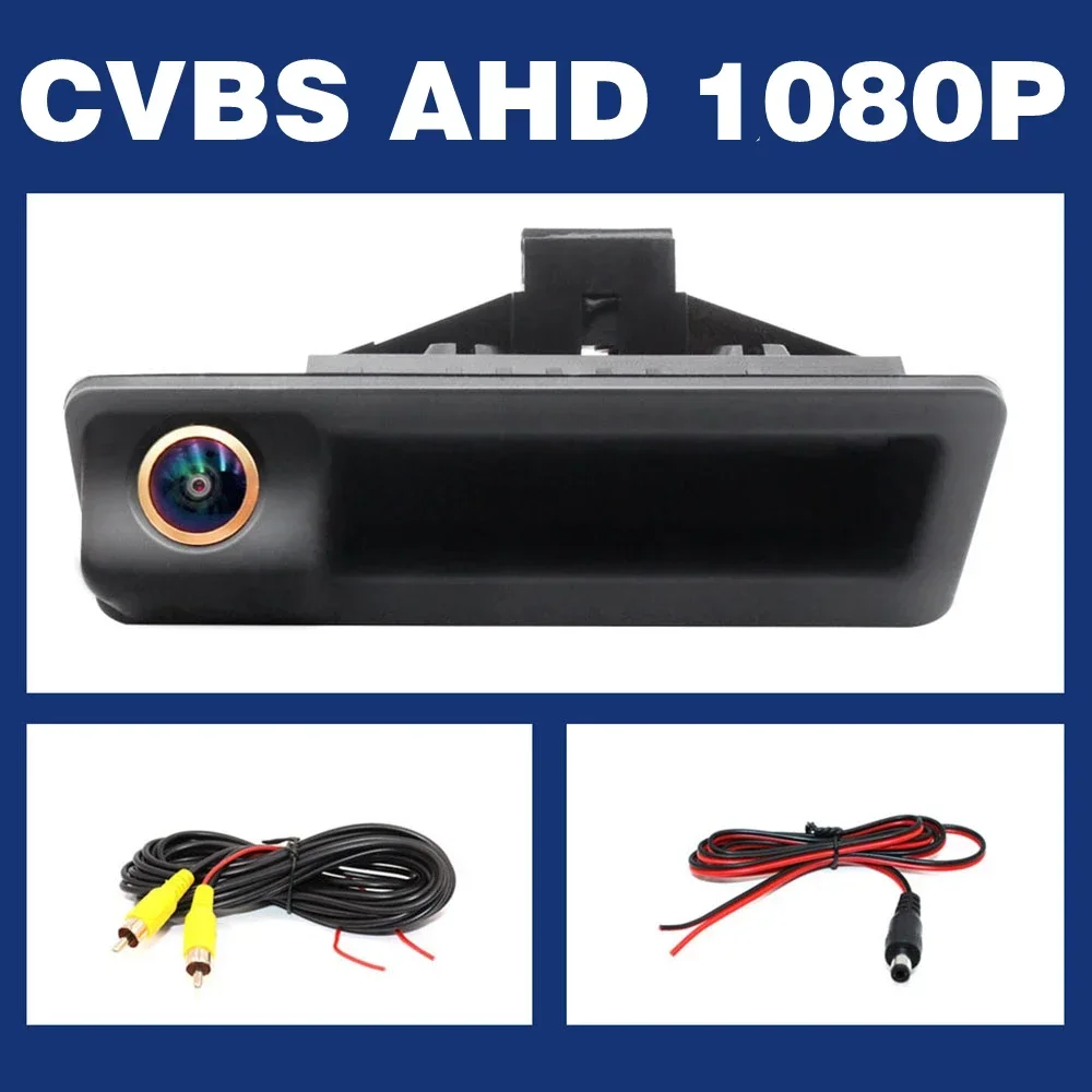 Fahrzeug AHD 1080P Reverse Backup Stamm Griff Kamera Für BMW E60 E39 E90 E82 E61 X1 E84 X5 E70 E92 E91 3/5 Serie E88 E93 X6 Auto