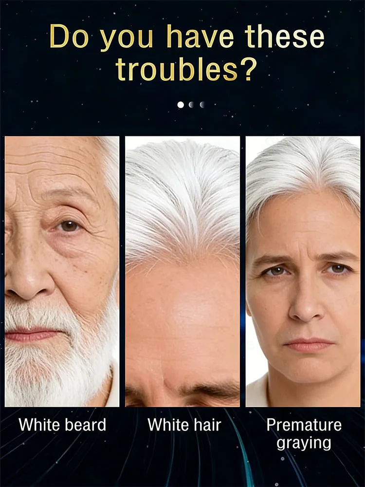 تتغذى بصيلات الشعر، ويختفي الشيب! شعر أسود خلاب يبهر الجميع!